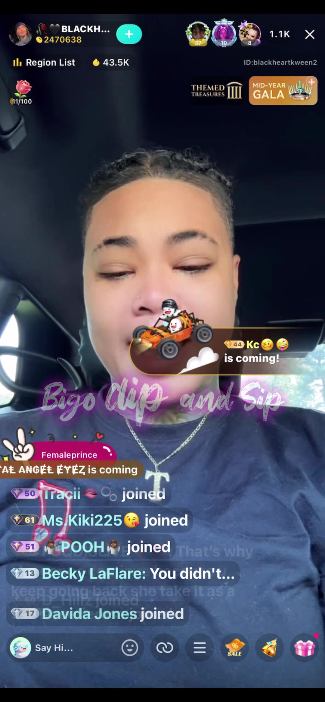 BlackHeart very emotional after wife flirts online n more while drunk 7/21/25 #bigoclipandsip