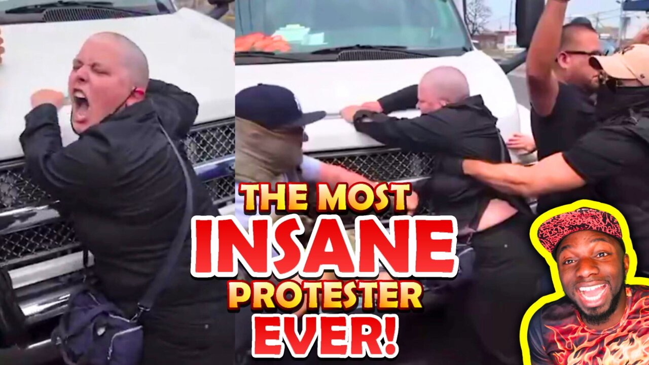 🚨UNHINGED Liberal HOPS Onto ICE Vehicle SCREAMING In DESPERATE ATTEMPT To Thwart Deportation!