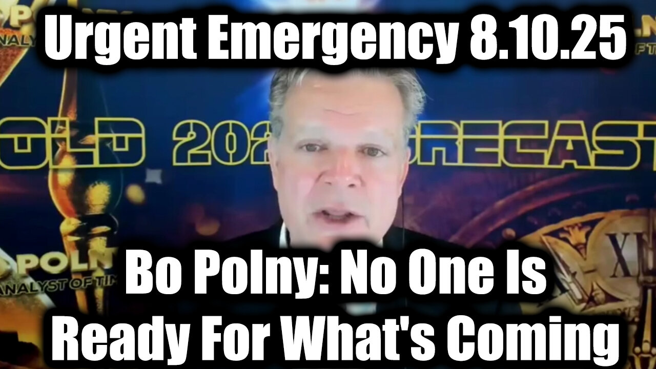 Urgent Emergency 8.10.25 - No One Is Ready For Whats Coming