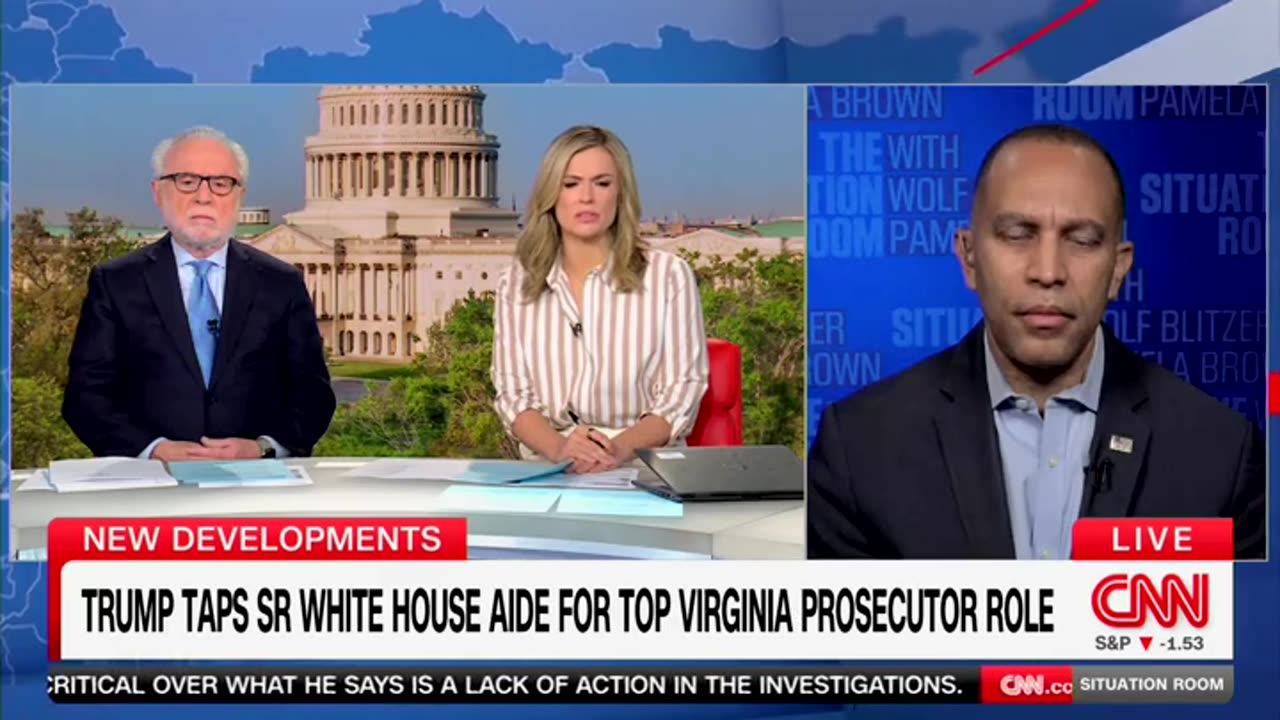 CNN Host Asks Hakeem Jeffries Point-Blank If He Is Undermining Faith In Supreme Court