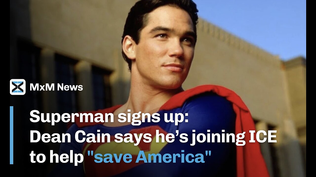 ACTOR *SUPERMAN* DEAN CAIN🎬🚔👲🦸♂️👮♂️APPLIES TO BECOME ICE AGENT🚓👲💫
