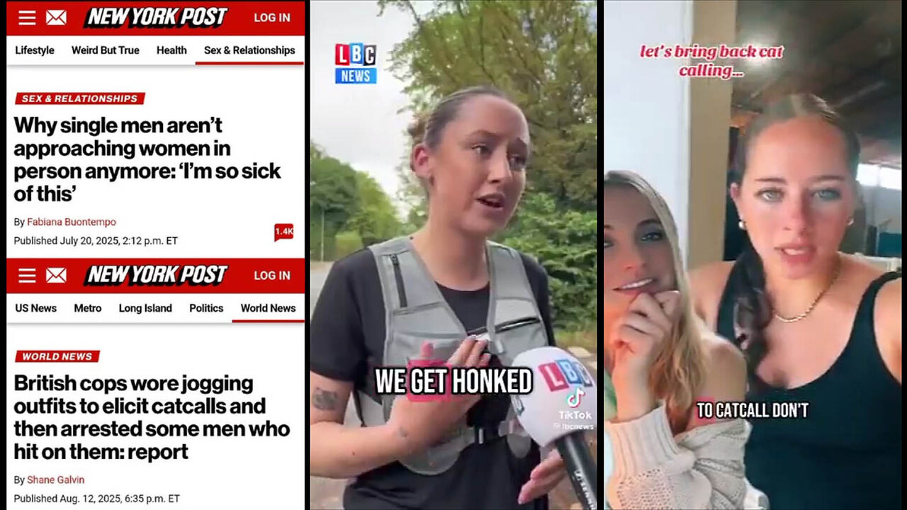 Ignoring Muslim Grooming Gangs, Uk Police are Targeting Cat Callers using Decoy Officers 🏃‍♀️👮‍♀