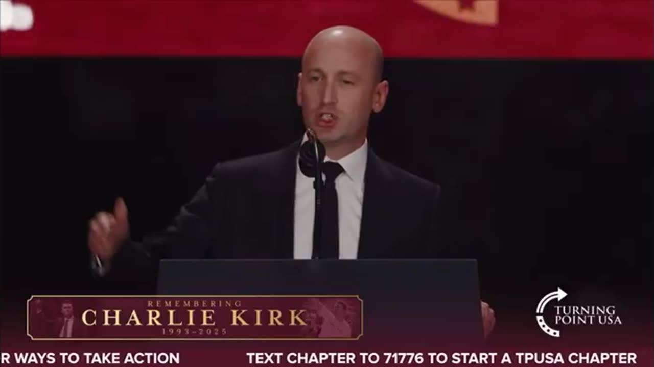 Stephen Millers Speech at Charlie Kirk Memorial Has the Left Shaking in Their Boots