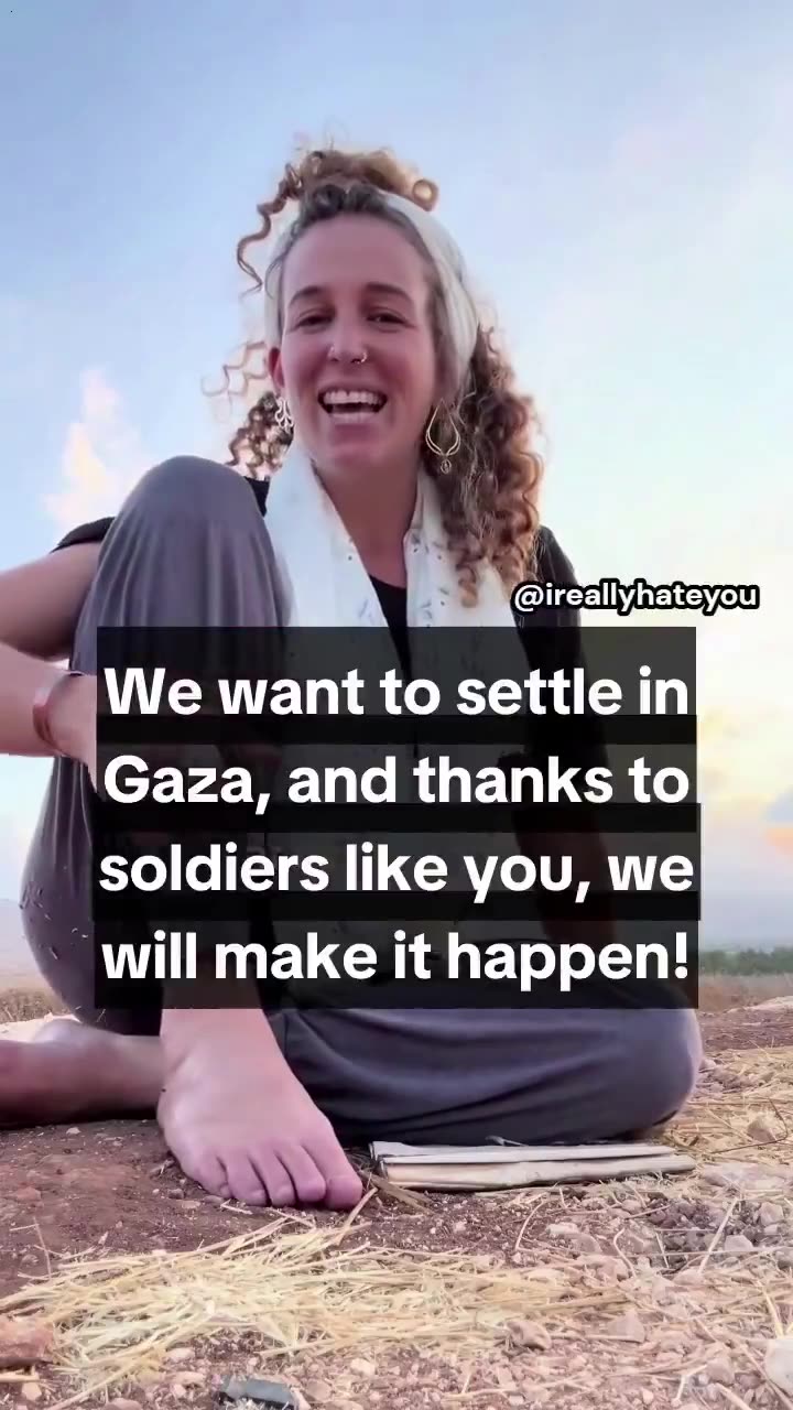 “We want to settle Gaza”