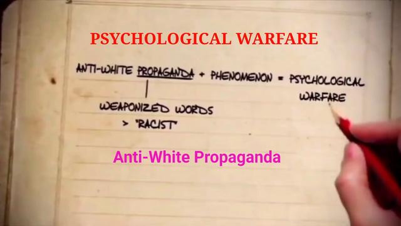 PSYCHOLOGICAL WARFARE: Why theyre calling you Racist! / [Anti-White Propaganda]