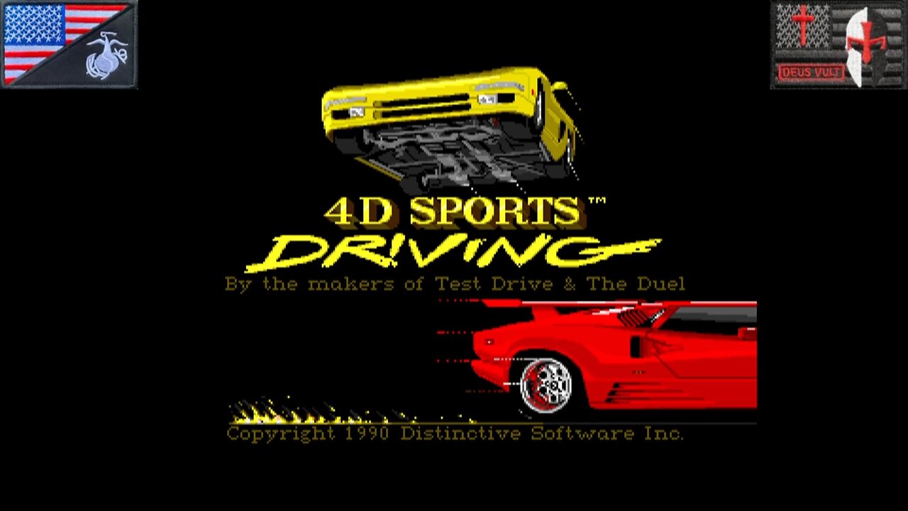 Hardcore Computer Theater: 4D Sports Driving [Part 6] (Commodore Amiga 500 - 1992) [EU Version]