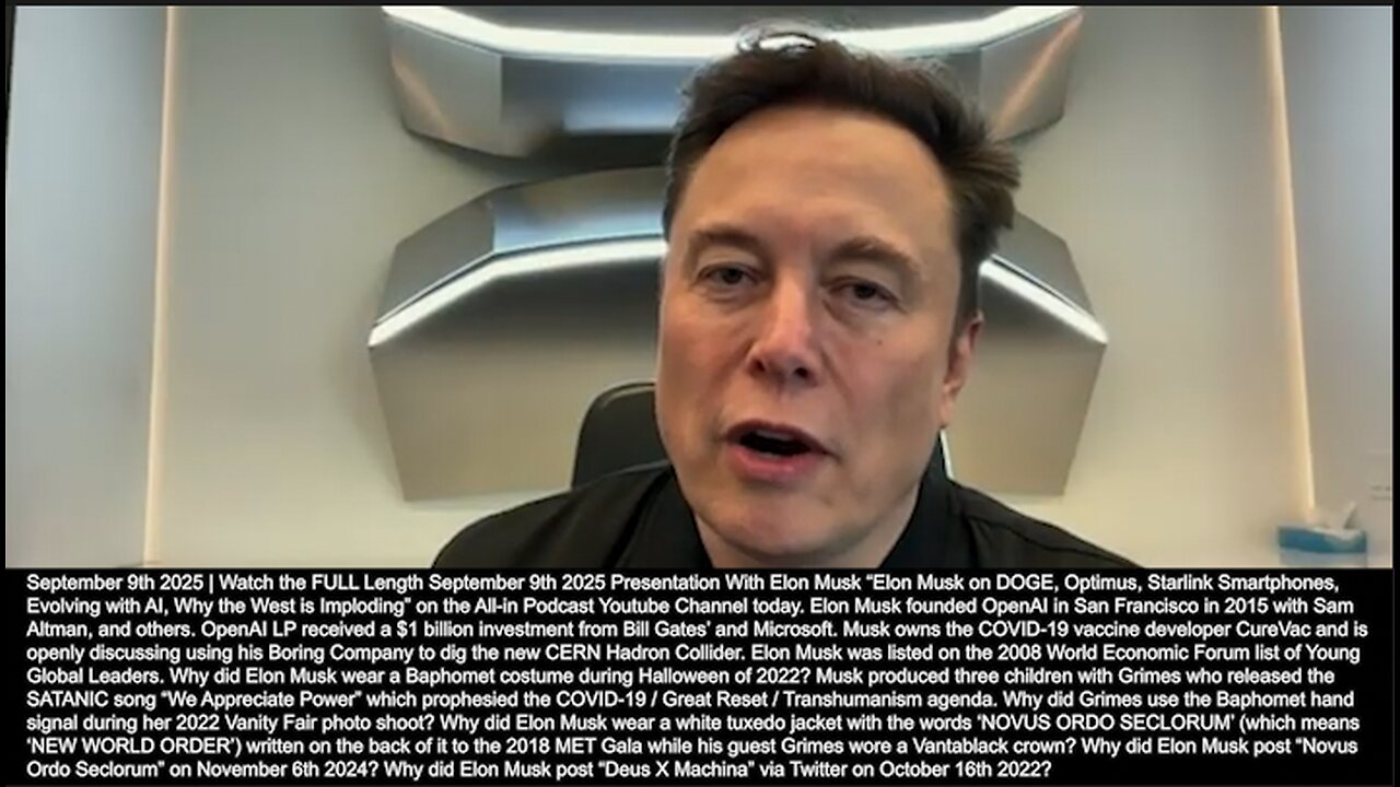 Elon Musk | Your Car Is Going to Feel Like It Is Sentient (Self-Aware, Alive) By the End of the Year (2025)...AI Smarter Than Any Single Human At Anything As Soon As Next Year (2026). Elon Musk (9/9/25) + Human AI Symbiosis
