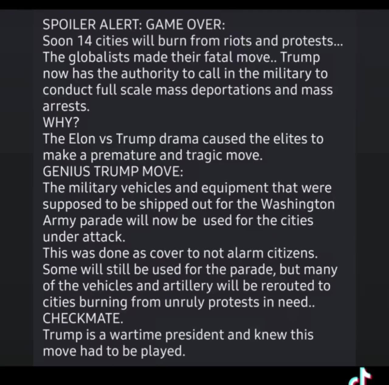 Spoiler Alert - Game Over