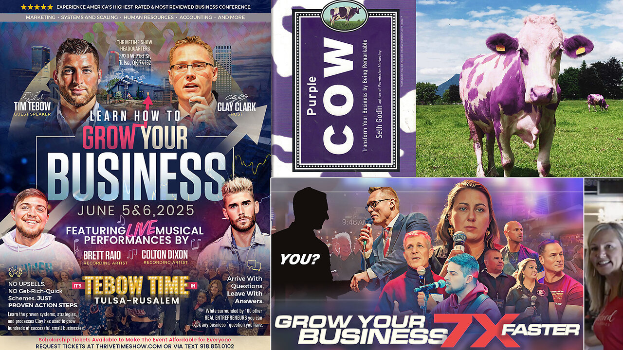 Tim Tebow | Join Tim Tebow At Clay Clarks 2-Day Business Growth Conference +Learn Branding, Marketing, Search Engine Optimization, Management, Sales, Workflow Design & Finance