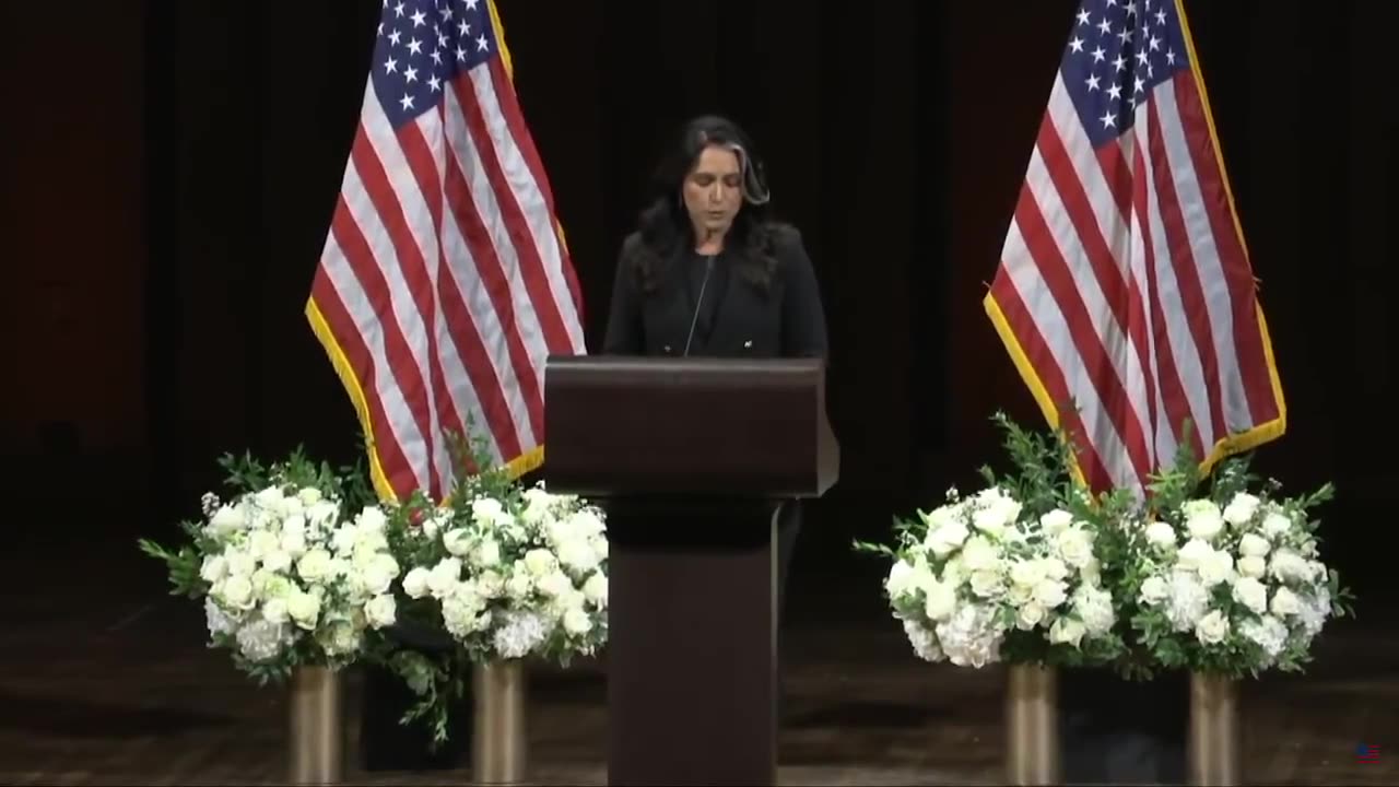 Tulsi Gabbard just delivered a powerful message at the Charlie Kirk vigil.
