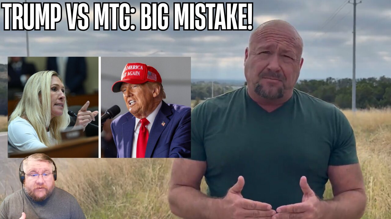 Alex Jones Warns Trump: Trump Must Stop Attacking MTG or Lose 2026