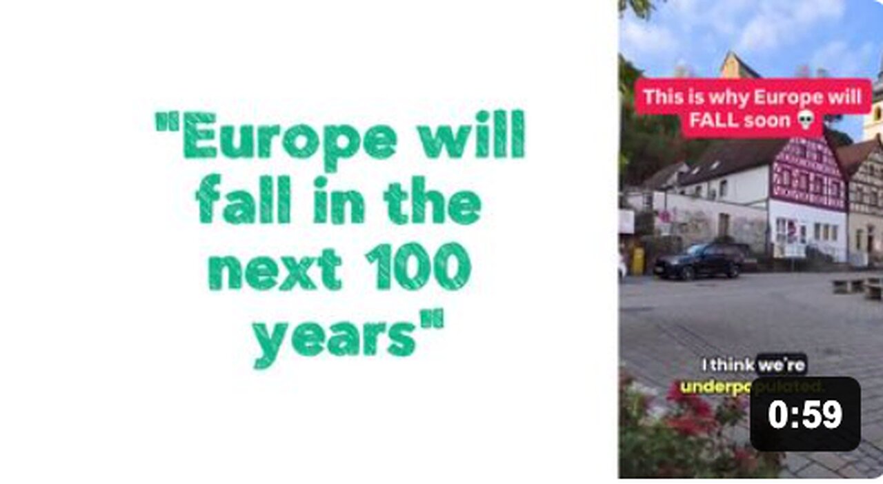 Europe will fall in the next 100 years.