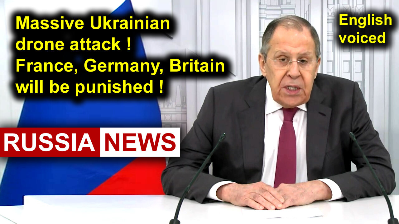 Massive Ukrainian drone attack! France, Germany, Britain will be punished!