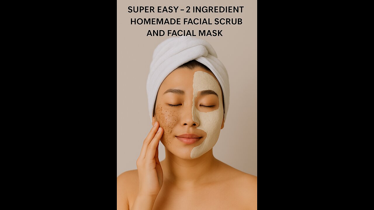 4 Super easy - 2 ingredient homemade facial scrub and facial mask