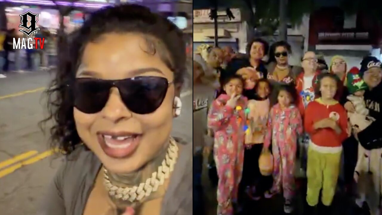 Chrisean Rock Attends Parade On Hollywood Blvd After Being Banned From Blueface Party! ๐