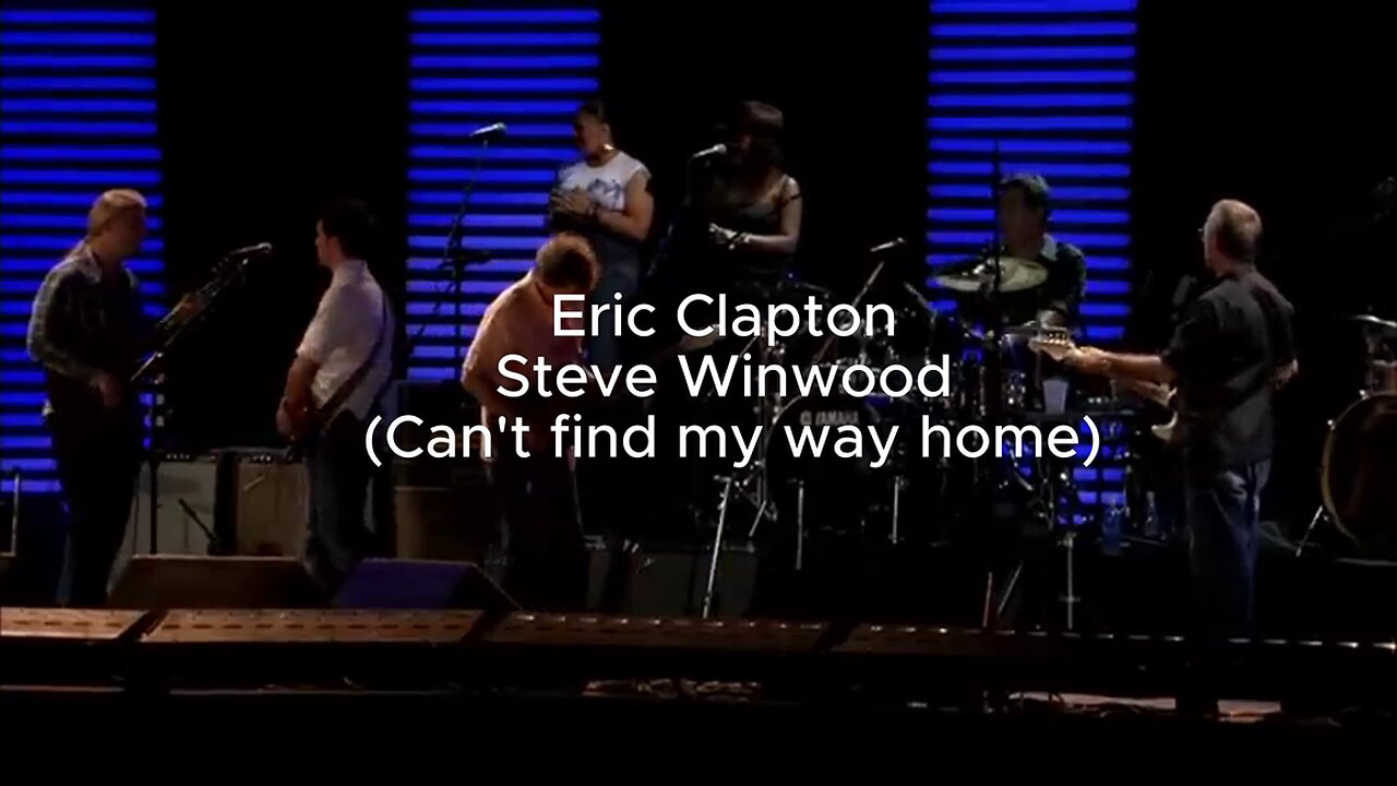 Eric Clapton - Steve Winwood (Cant find my way home)