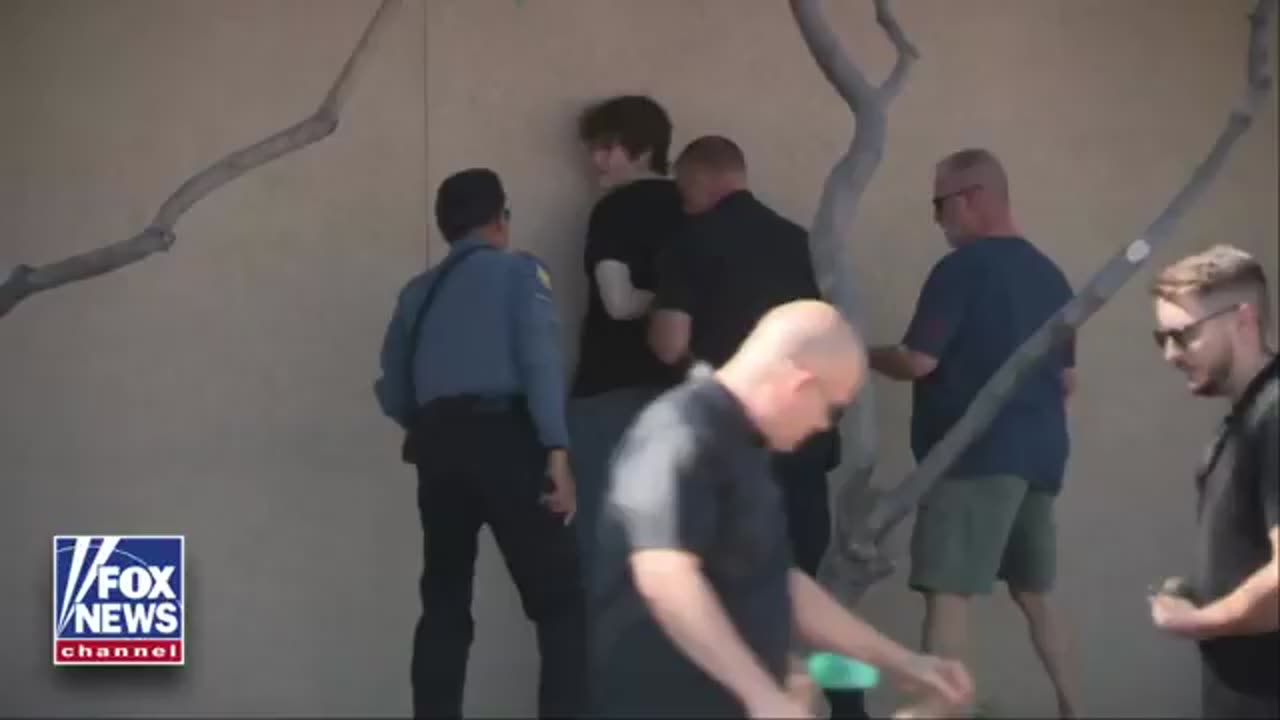 Man arrested vandalizing Charlie Kirk memorial outside Turning Point USAs headquarters in Arizona.