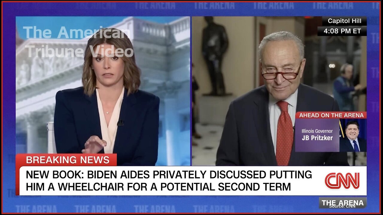 WATCH: Schumer Squirms When Pressed on Lying about Bidens Obvious Incompetence