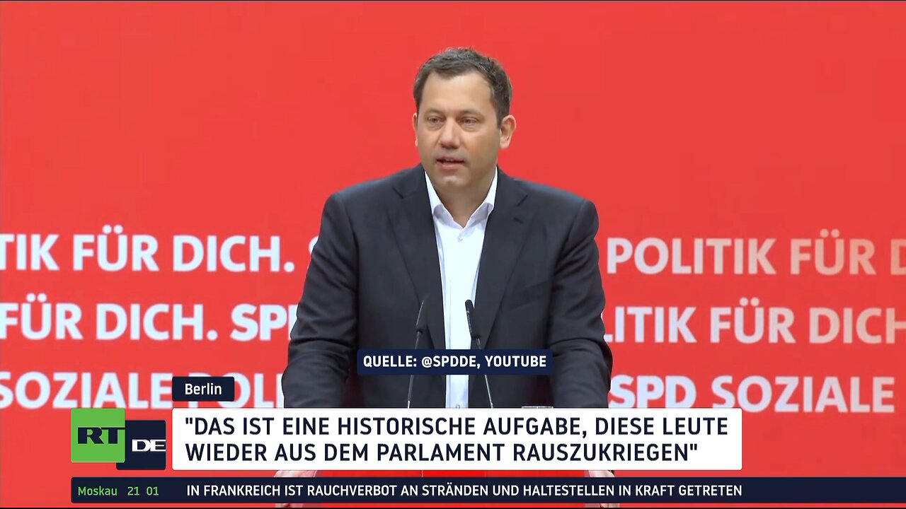Wir müssen diese Leute wieder aus dem Parlament rauskriegen – Klingbeil fordert AfD-Verbot