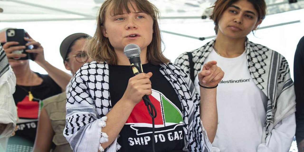 Smug Doom Pixie Greta Thunberg Prepping Selfie Yacht 2.0