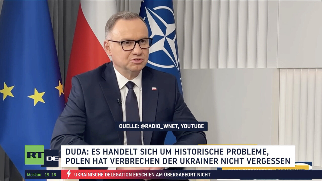Duda: Es handelt sich um historische Probleme, Polen hat Verbrechen der Ukrainer nicht vergessen