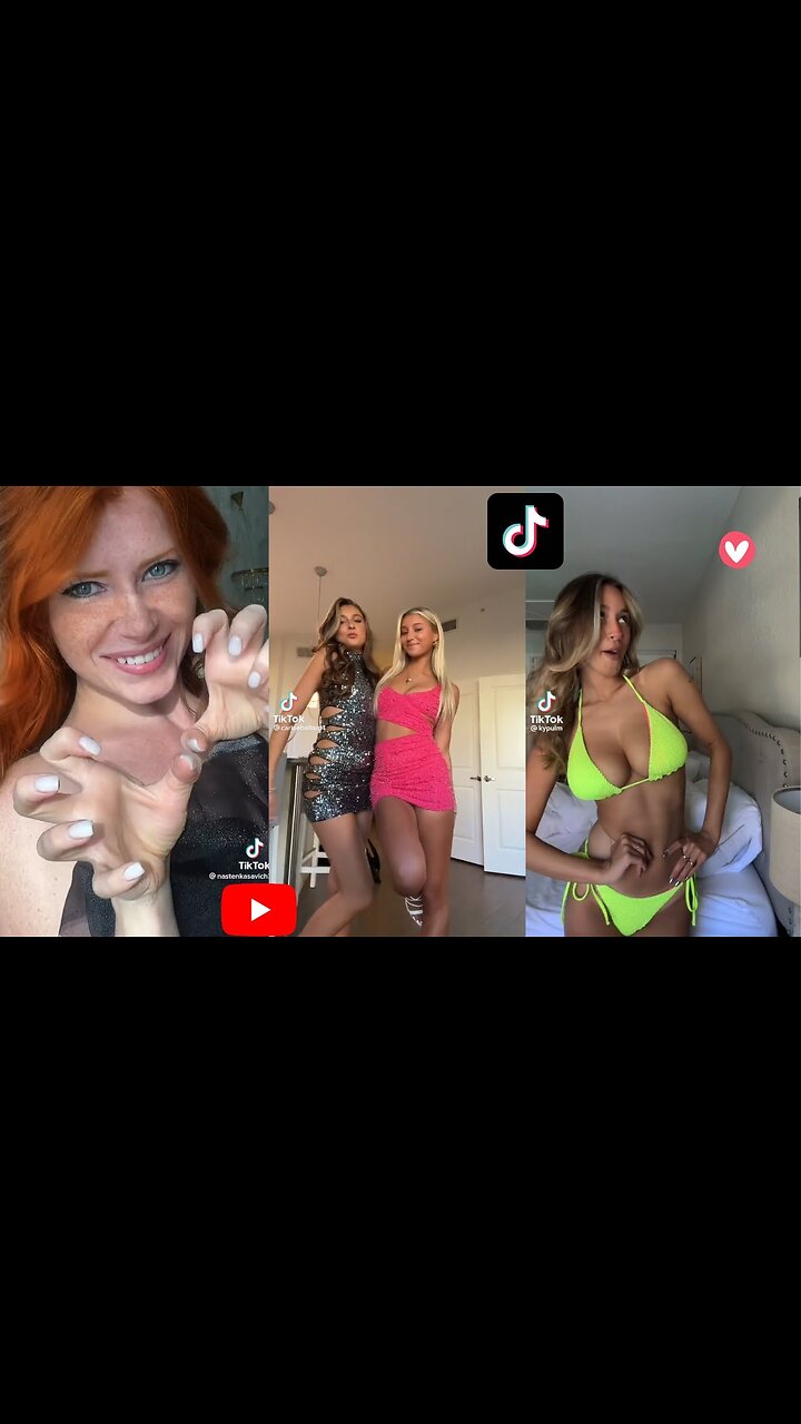 Hot cute girls dancing, no panties compilation