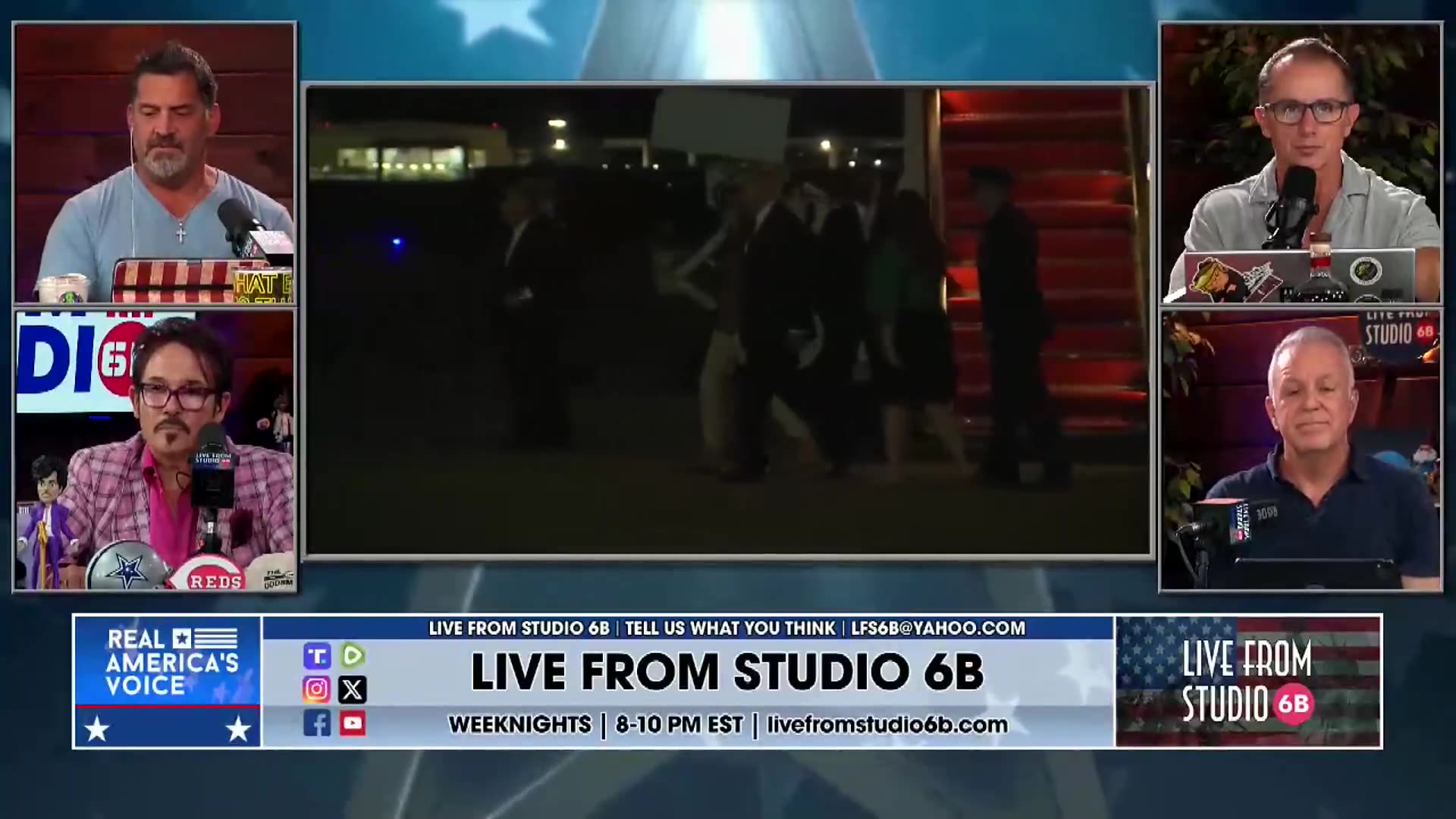 AIR FORCE ONE RETURNS FROM THE UNITED KINGDOM