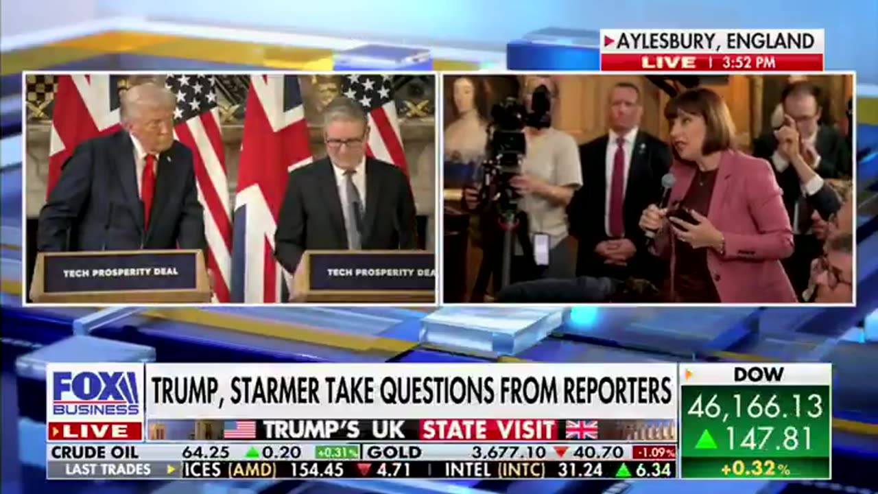 President Trump is asked about the elephant in the room Lord Mandelson.