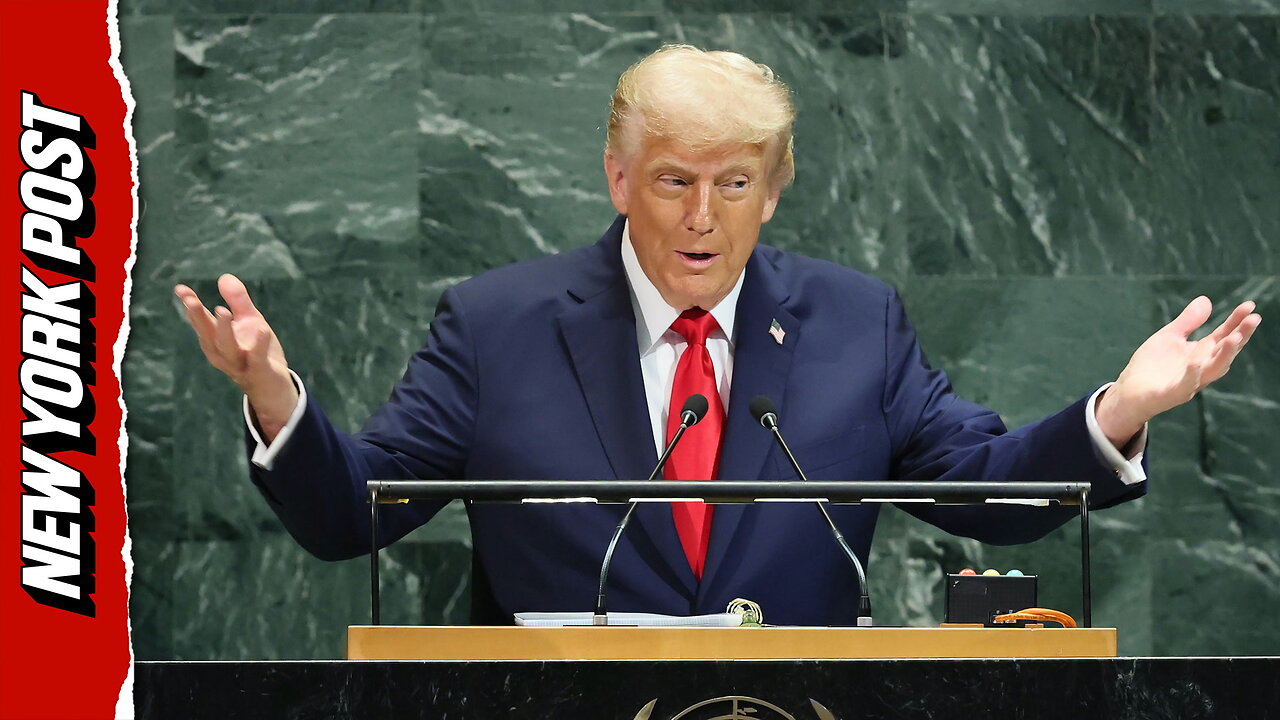 Trump flexes on UN leaders at general assembly: 'While others have talked, I have acted' thumbnail