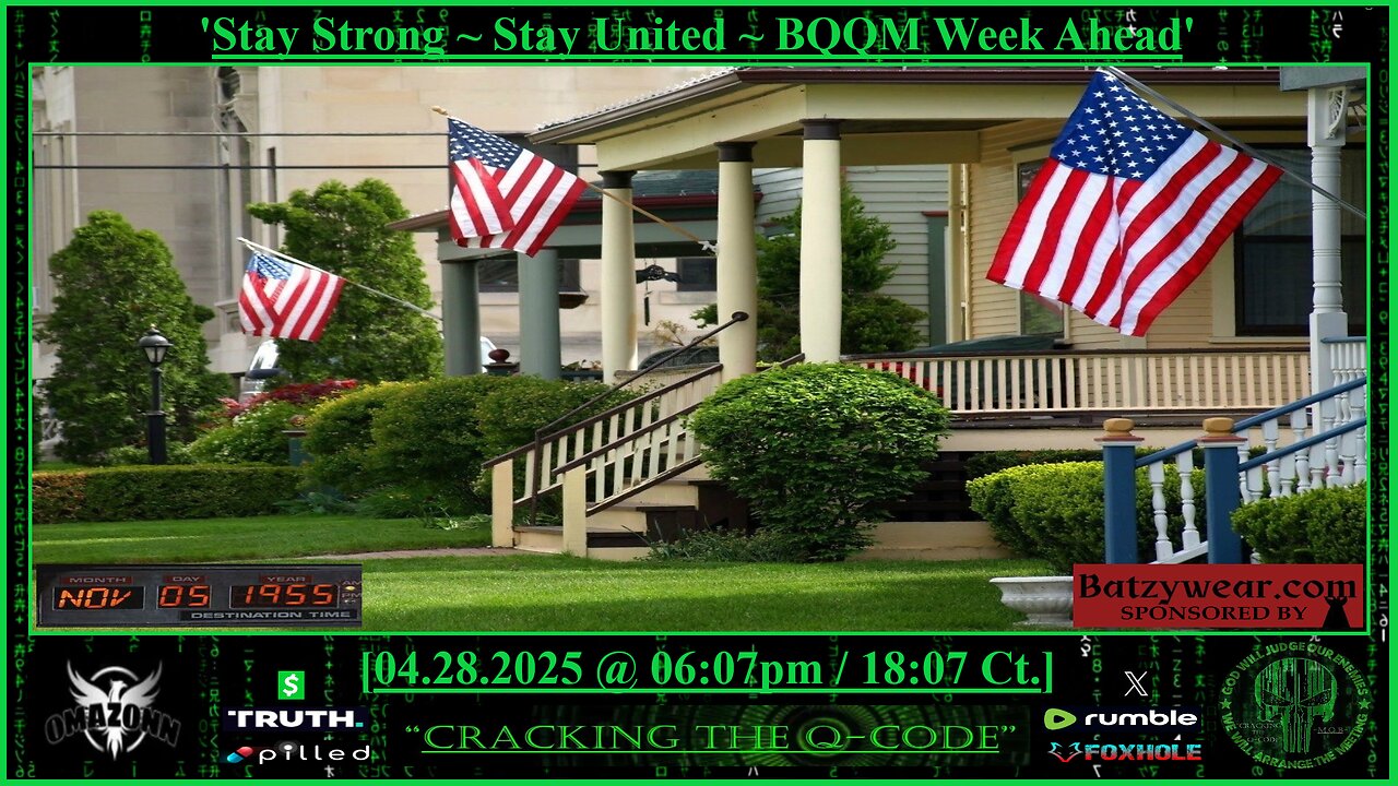 CRACKING THE Q-CODE ~ Stay Strong ~ Stay United ~ BQQM Week Ahead