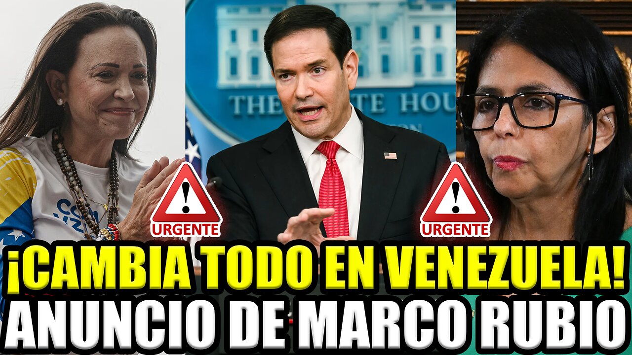 🚨URGENTE ANUNCIO DE MARCO RUBIO QUE CAMBIA TODO EN VENEZUELA ¡SE VIENEN LAS ELECCIONES!