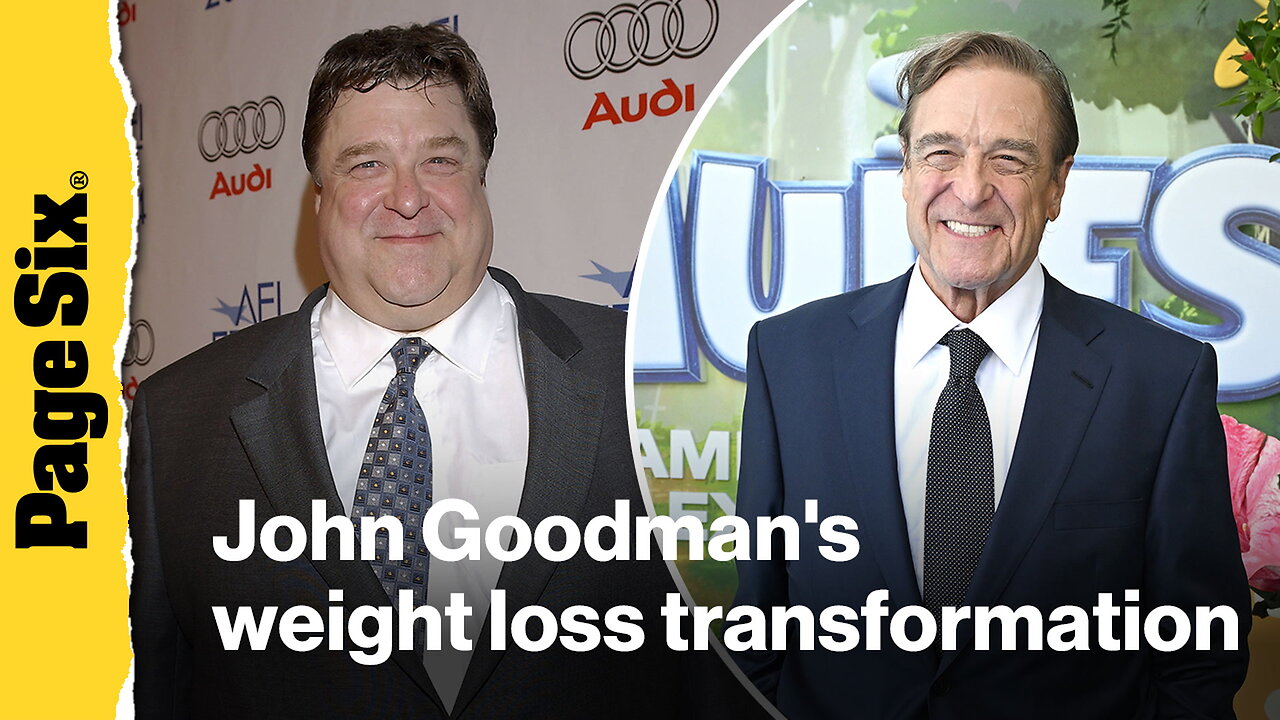 See John Goodmans 200-pound weight loss transformation throughout the years amid his Smurfs premiere appearance