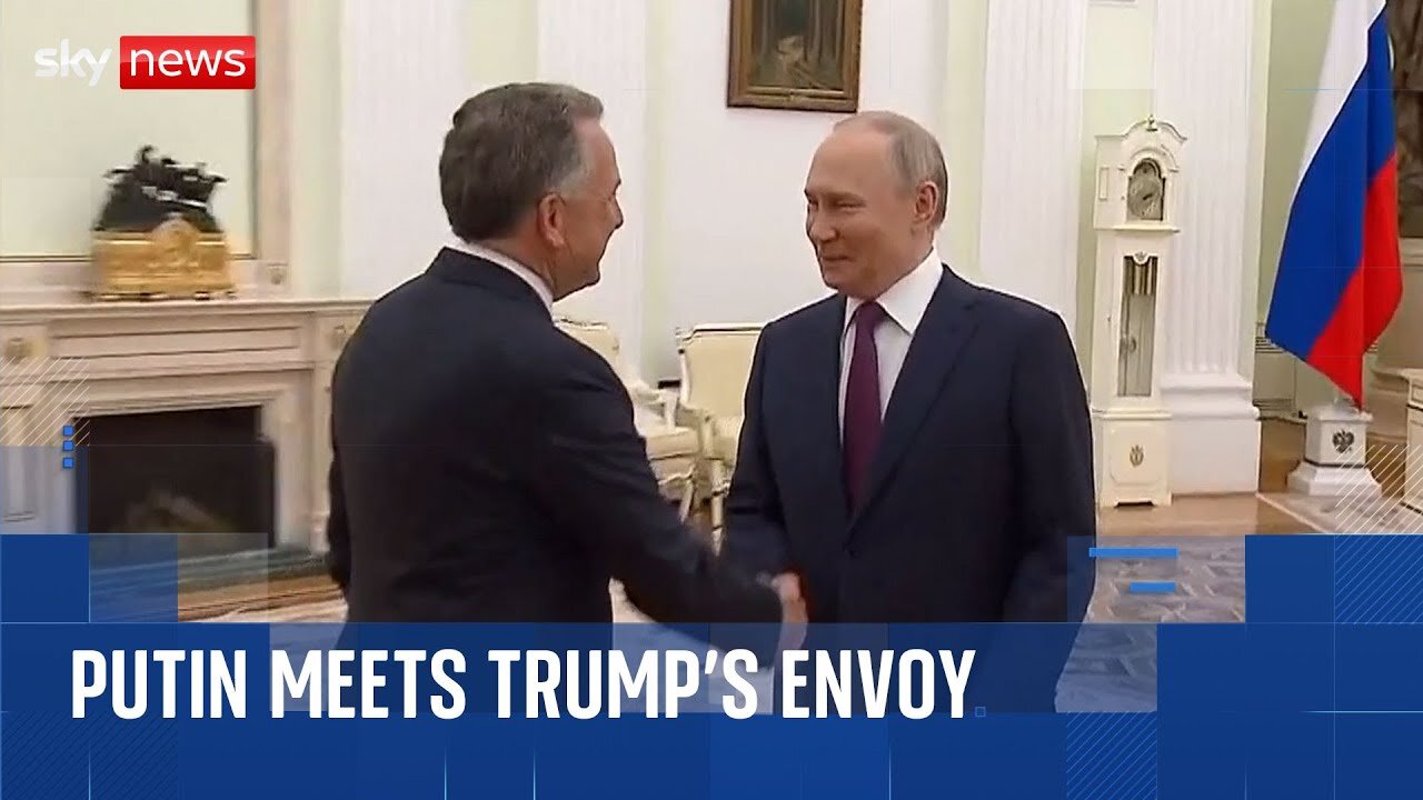 Ukraine war: Donald Trumps envoy meets Putin for talks