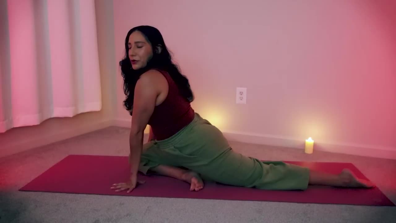 ASMR Intentional Breathing & Soft Stretching before sleep