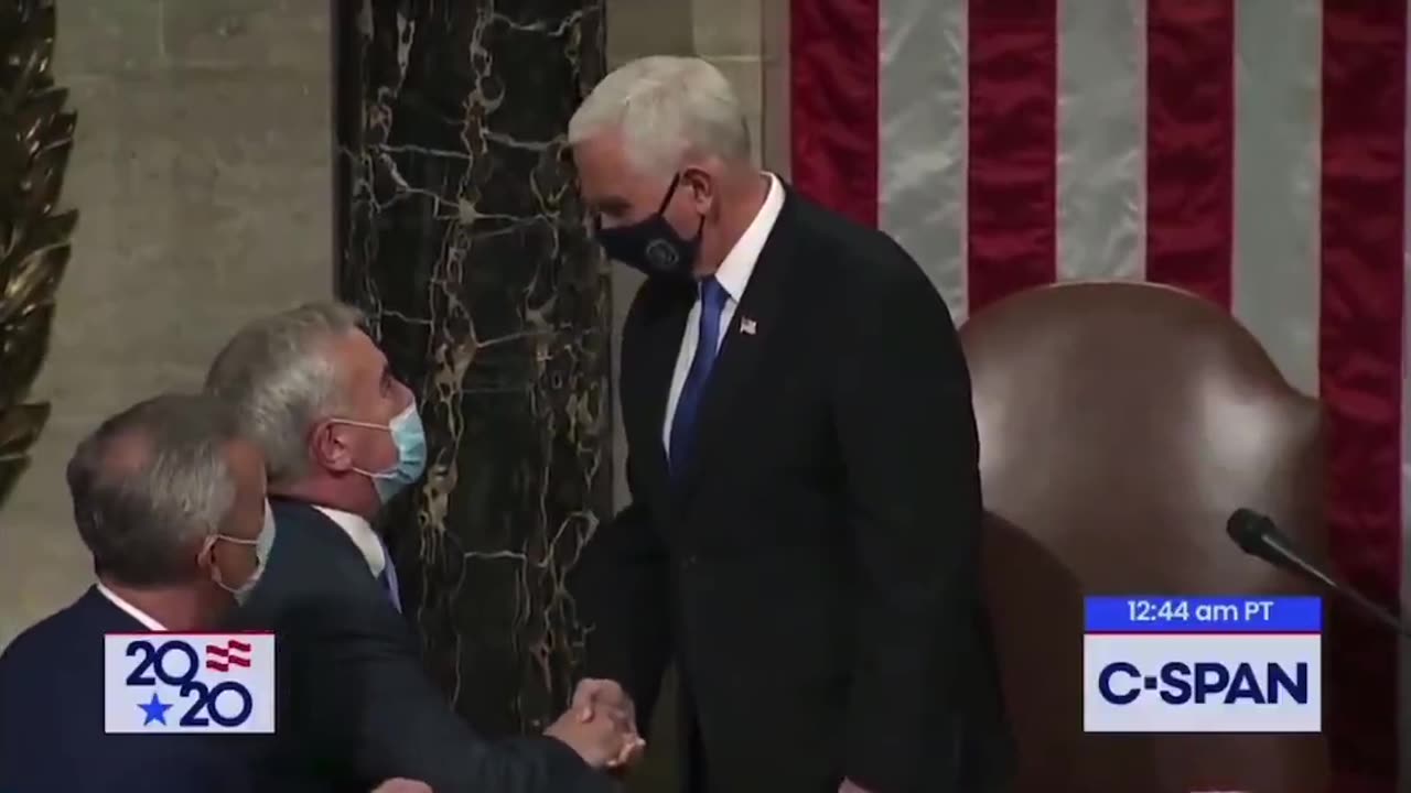 Mike Pence was given gold coins after he certified the stolen 2020 election