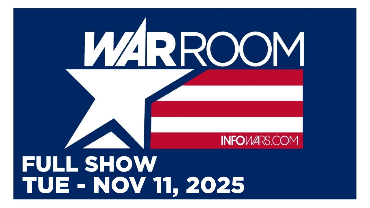 WAR ROOM [FULL] Tuesday 11/11/25 • Clinton Corruption Files: Bondi, Patel Unleash New Evidence