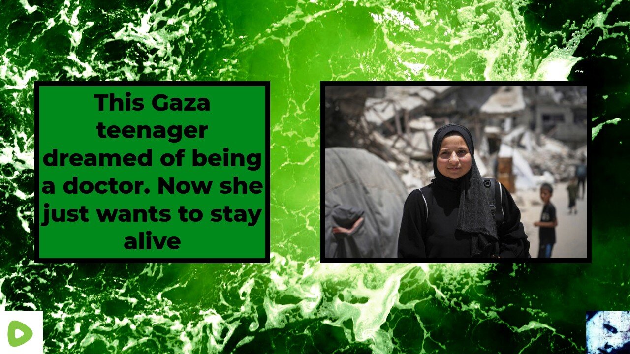 This Gaza teenager dreamed of being a doctor. Now she just wants to stay alive
