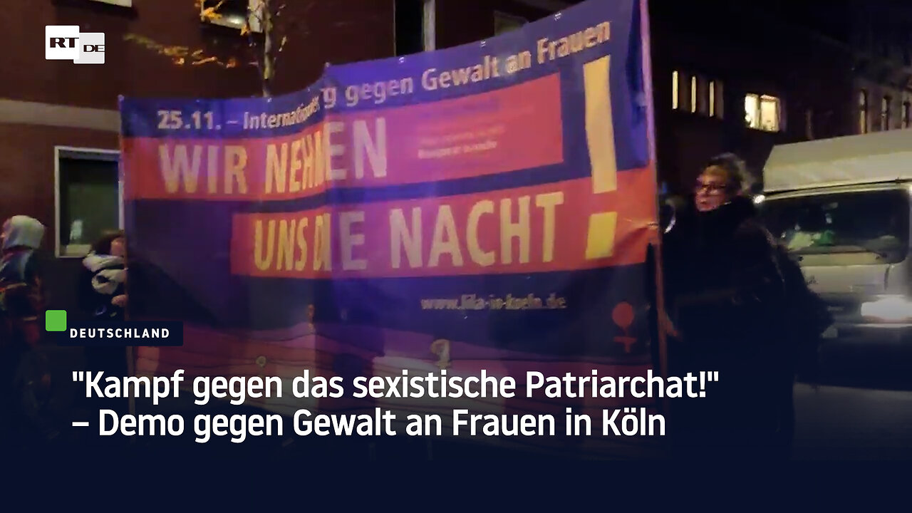 Kampf gegen das sexistische Patriarchat! – Demo gegen Gewalt an Frauen in Köln