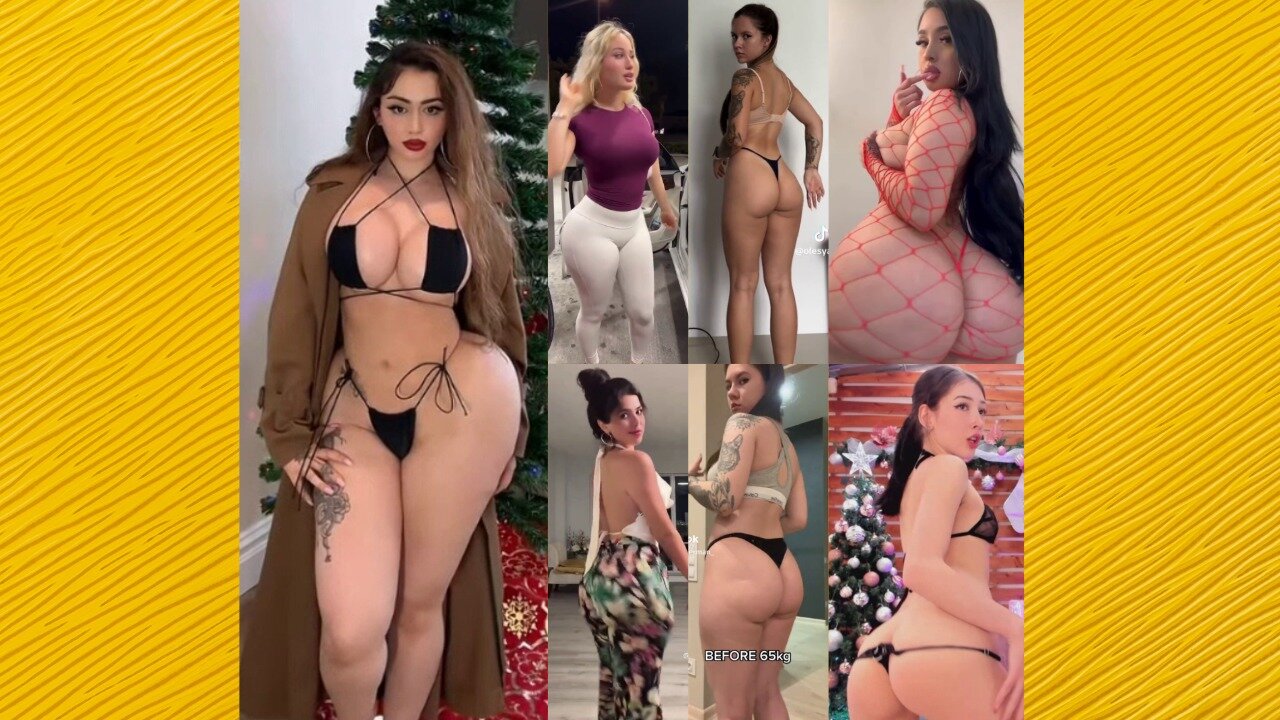 Ass compilation - Big bank tiktok challenge ❤️‍ClipchampGirls 2025