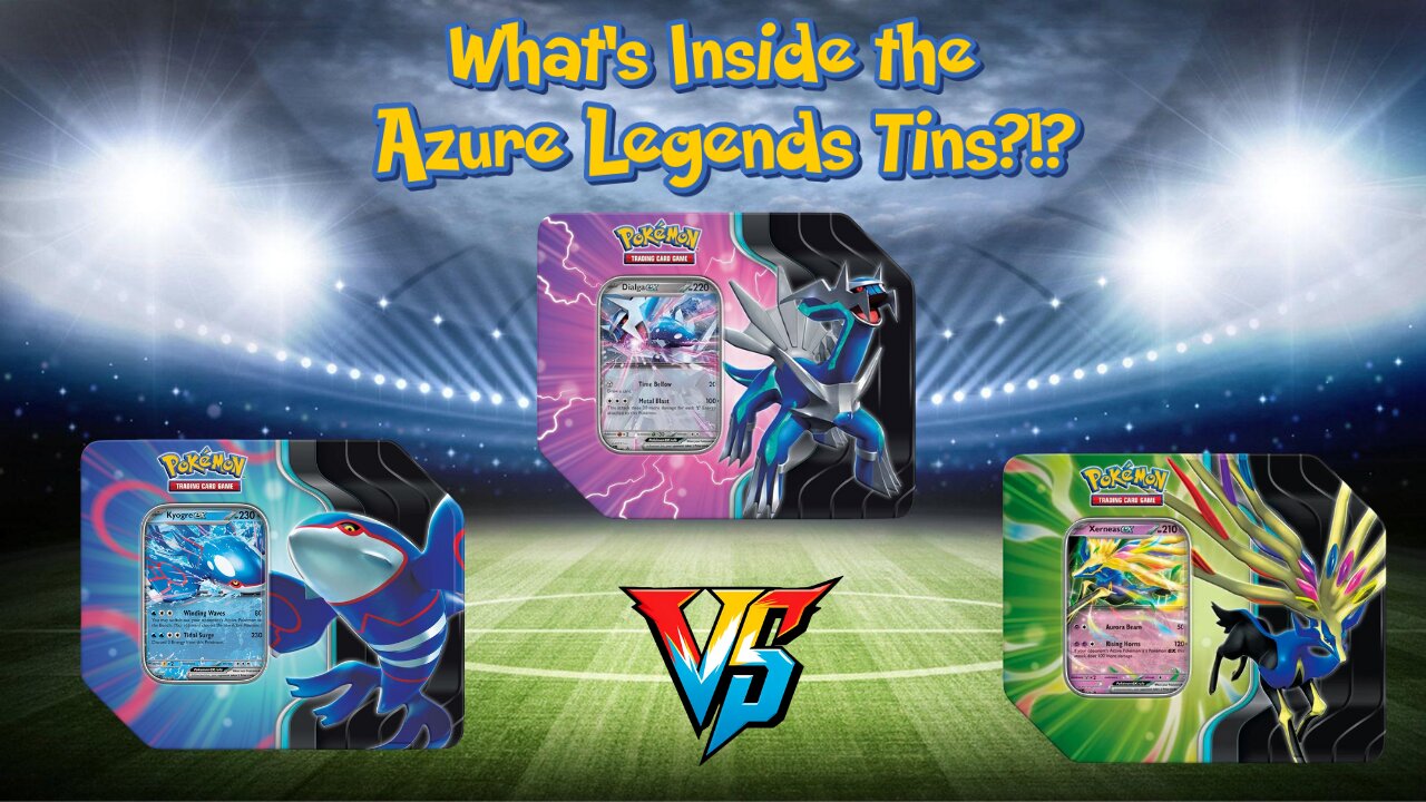 Lets Open Azure Legends Tins!