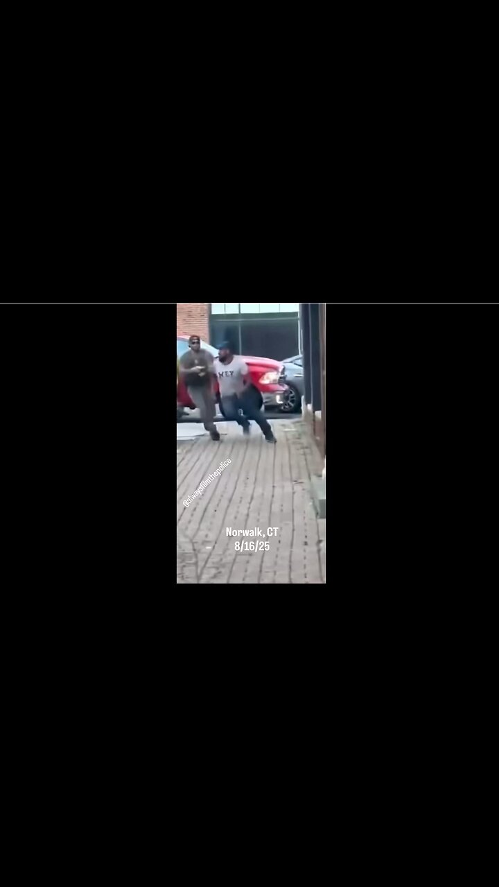 Saturday: Illegal in Norwalk, Connecticut Gets Tazed Trying to Run Away from ICE 8.16.25
