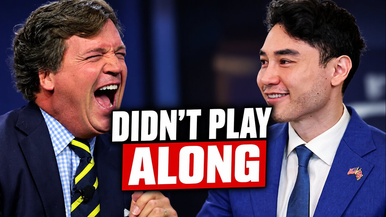 Watch Tucker CRUMBLE When his Guest Doesn't Play Along With the Psy-Op thumbnail