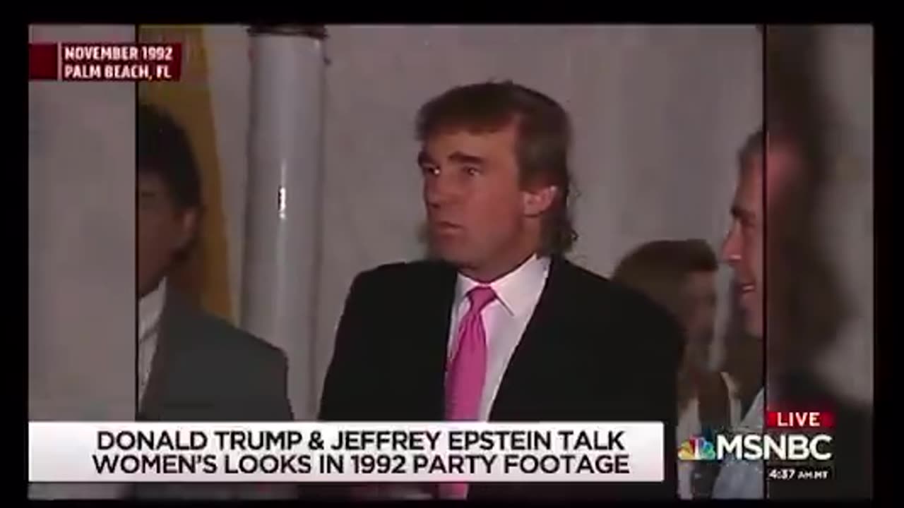 In 1992, Trump partied with Jeffrey Epstein. Just gonna leave this here