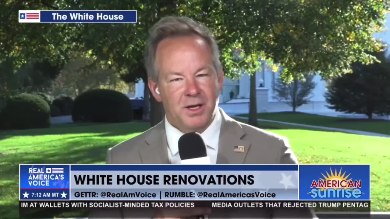I dont think it looks destroyed: MAGA host spins Trumps White House demolition