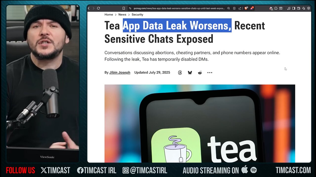 Womens GOSSIP APP Tea Leaks GET WORSE, Talk Of Abortion And Cheating HUMILIATE WOMEN | Tim Pool