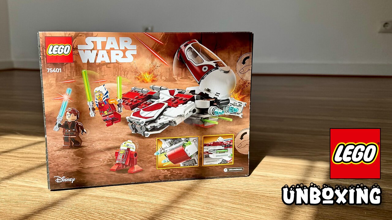 Lego Star Wars Ahsokas Jedi Interceptor Unboxing