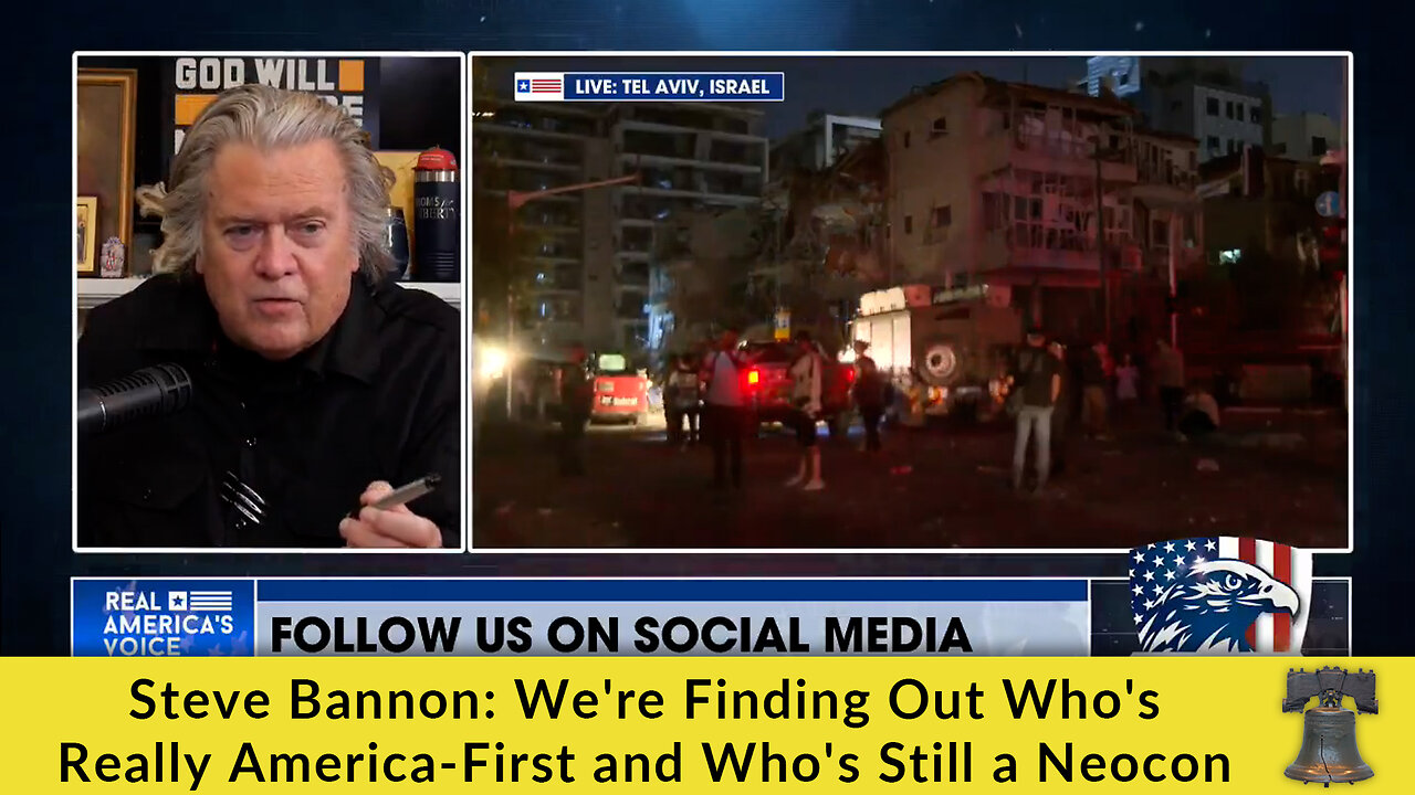 Steve Bannon: Were Finding Out Whos Really America-First and Whos Still a Neocon