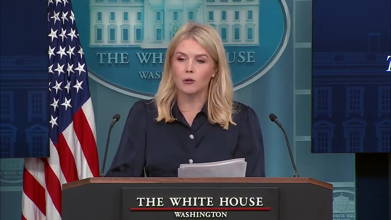 🚨🔥Karoline Leavitt: What we are watching is POTUS rebuilding the greatest economy!