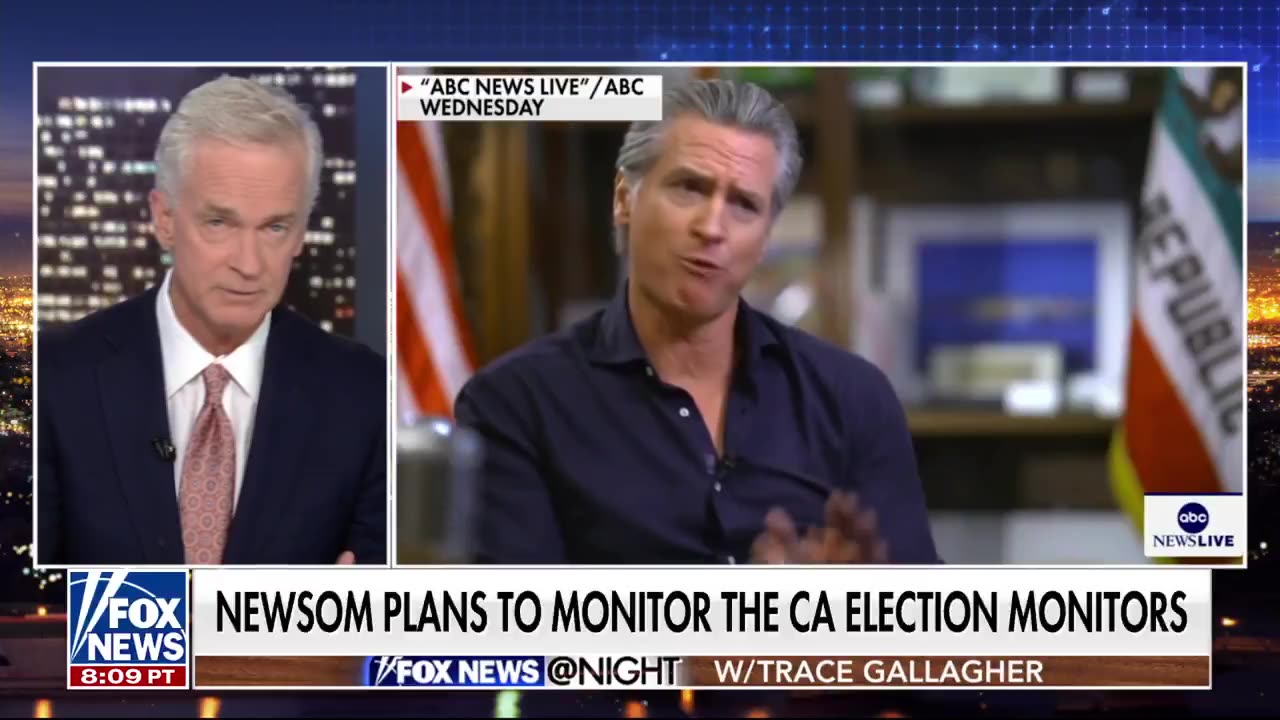If Newsom was doing his job, he wouldnt be running in fear