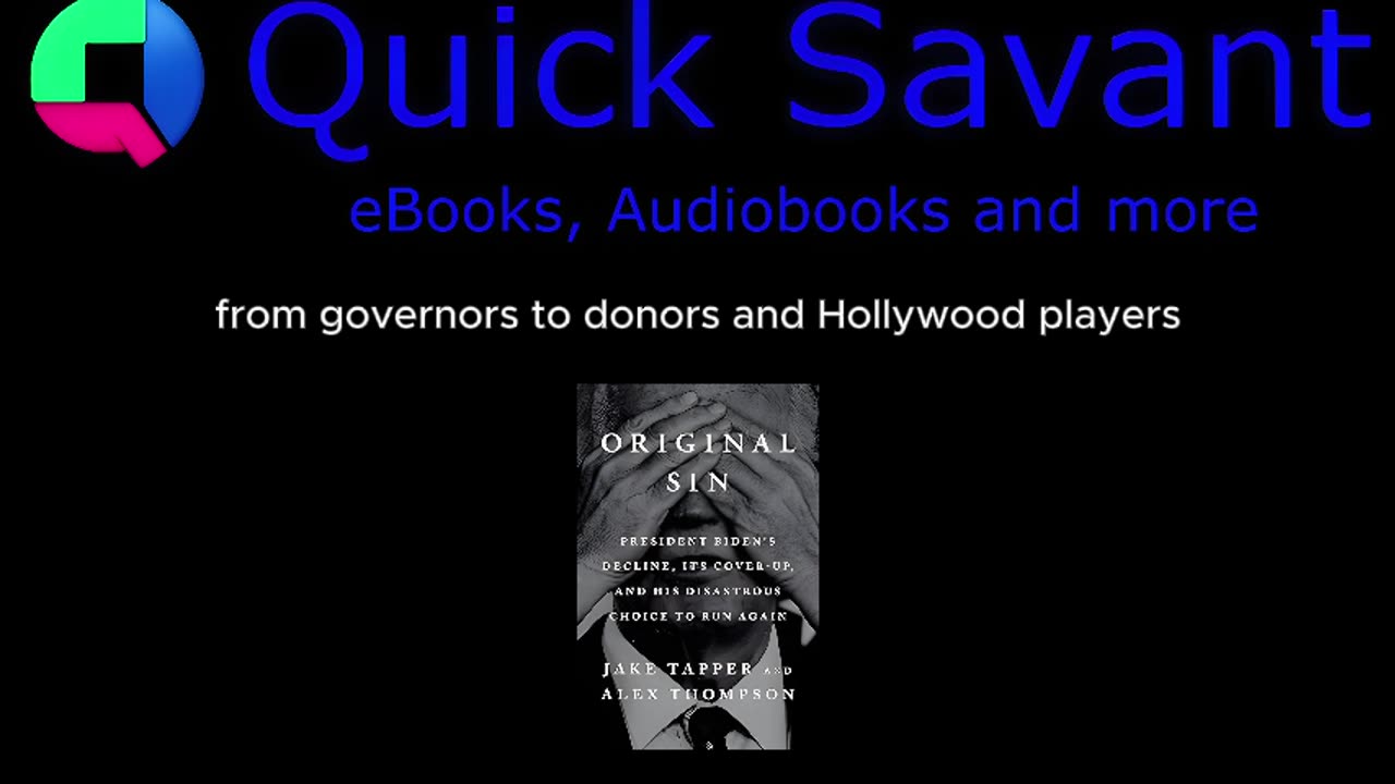 Original Sin: Bidens Decline, Cover-Up & Disastrous Run Exposed by Tapper & Thompson! #booktok